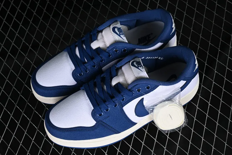 All categories Air Jordan Jordan series basketball shoes Air Jordan 1 Low Z version AJKO 1 Low Shadow AJ1 Joe 1 white blue cultural casual shoes DX4981-103